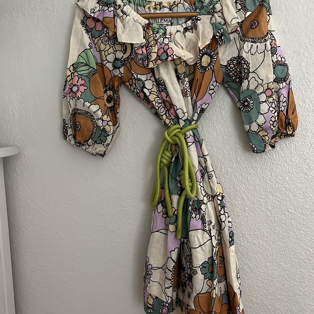 ALEMAIS FARRAH RUFFLE MINI DRESS - Picture 5 of 14
